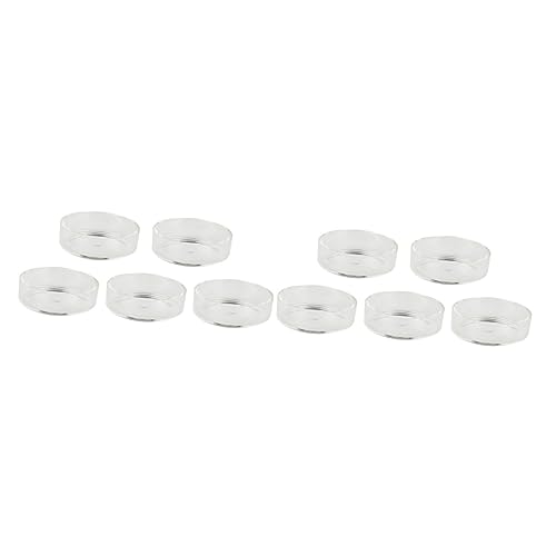 Angoily 2sets Garnelen Aquarium Fütterung Schüssel Garnelen Lebensmittel Gerichte Glas Garnelen Feeder Sicher Robust Tank Decor 5 Stücke * 2 von Angoily