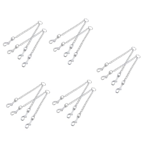 Angoily 10 STK Hundehalsband Aus Metall Hundeschnallen Groß Haustierhalsband Mit Metallschnalle Hundeschnallen Aus Metall Haustier Hund Schnalle Stecker Für Sanft Welpe Leicht Hundeleine von Angoily