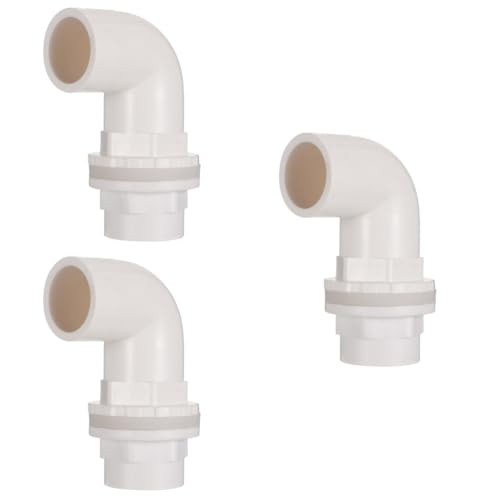 Angoily 12 STK Aquarium Wasser Rohr verbindung Rohrverschraubung Wasserleitung Schnellkupplung Schlauch stoßverbinder Adapter für Rohrverbinder Tankrohrverbinder verlängern Passend zu PVC von Angoily