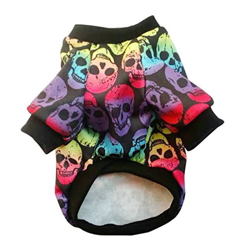 Angoily Lustiger Hundepullover mit für Halloween Bequeme Haustierkleidung Atmungsaktives Design von Angoily