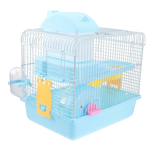 Angoily 1Stk Hamsterkäfige und Lebensräume Basiskäfig für Hamsterrennmäuse wasserflasche Reisezubehör Chinchillakäfig Haustierkäfig tragbar Hamsterhaus Kaninchenkäfig Kleine Tiere Reisen von Angoily