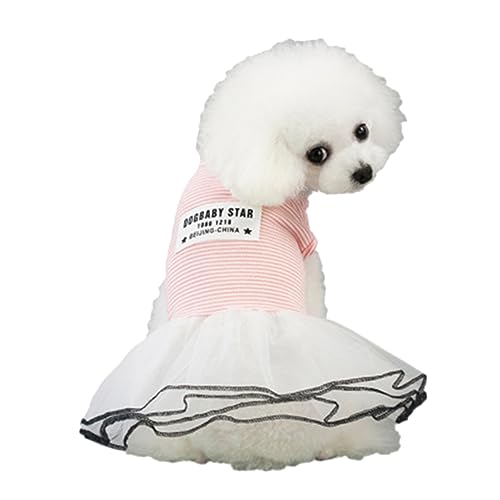 1Stk hundekostüm Hunde kostüm Dog Costume Hunde kosttüm Hunde Accessories Haustierkleid kostüm Hunde hundezubehör Hunde zubehör Kleidung Koreanische Version gestreifter Rock von Angoily