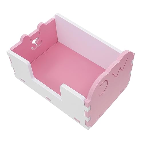 Angoily Haustiertoilette 1stk Hamster Toilette Komfortable Hamstertoilette Kleine Rattentoilette Meerschweinchen Bad Sandzimmer ewanne PVC Haustier Kleintierbedarf Rosa von Angoily