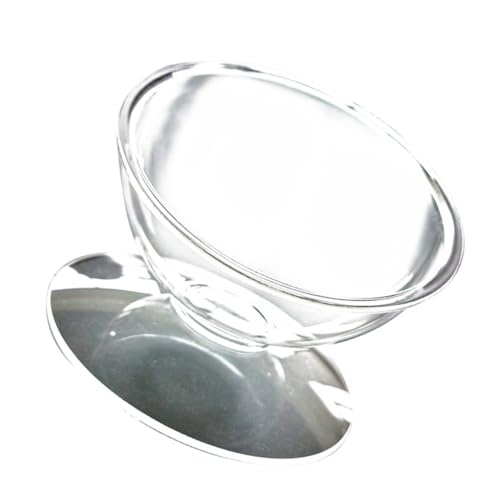 Angoily 1pc Acryl Katzenfutter Schüssel Slow Feeder Bowl Erhöhten Basis Für Haustier Fütterung von Angoily