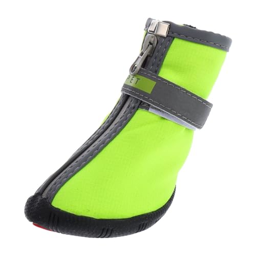 Angoily 2 Paar Haustierschuhe Schuhschutz Hund Winter Winterschuhe Für Haustiere Schneestiefel Für Haustiere Welpenschuhe Hundeschuhe Kleiner Hund Schneeschuhe Jackenstoff von Angoily