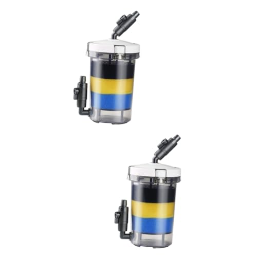 Angoily 2 STK innenfilter wasserreiniger plastiktisch Aquariumfilter Fische Pool tatsächl Interner Filter Water Purifier däumelinchen plasur caakg Grastank Filterausrüstung Leistungsfilter von Angoily