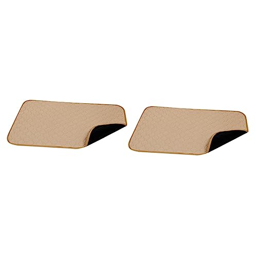 Angoily 2 STK Super saugfähiger Hundeurin Haustier Hund Wickelunterlage saugfähige Unterlage Töpfchen Pads Matte Pet Pee Pads Hunde-PIPI-Pads Hündchen Urin-Pad Hundeunterlage Hund PIPI Pad von Angoily