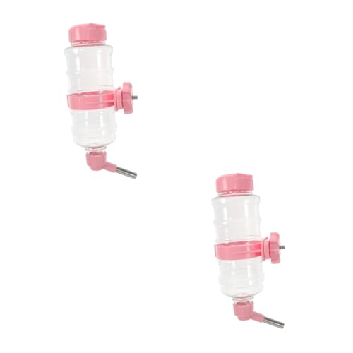 Angoily 2 Sets Tragbarer Haustier-wasserspender - Leck-Feeder-Basis 473ml Für Hamster Meerschweinchen von Angoily