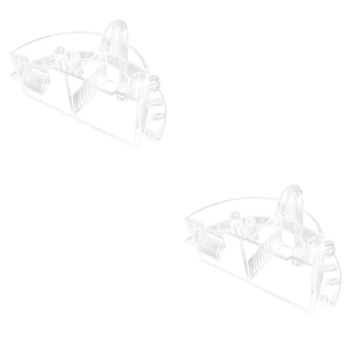 Angoily 2 Stück 3 Filterbox für Aquarien Eckfilter für Aquarien tragbar Werkzeug Sieb geräuschlose Sauerstoffpumpe leise Wasserpumpe runden Container Kleiner Schwamm Filterkasten Zubehör von Angoily