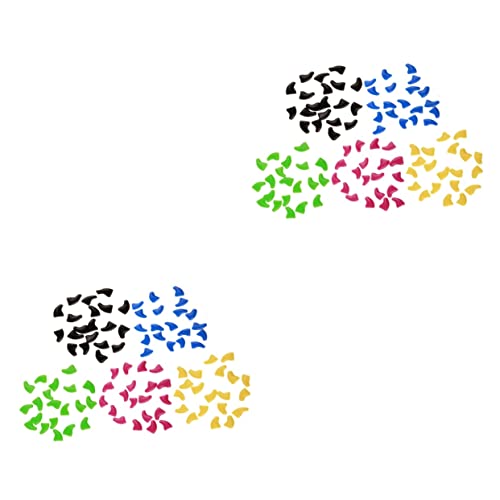 Angoily 200 Stück Fingernagel Klauenkappen Für Hunde Hunde Nagelabdeckungen Kappen Katzen Nagelabdeckungen Kappen Katzenkrallenkappen Katzenkrallen Abdeckungen Katzen Nagelknipser von Angoily