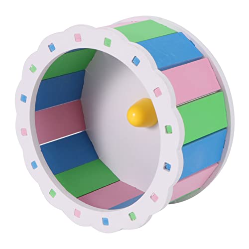 Angoily 2St Hamster leise Laufrad Hamster Spielzeug hamsterspielzeug Quiet Hamster Wheel Hamster Wheel Hamster Exercise Wheel hamsterlaufrad Sport Haustier ökologisch von Angoily