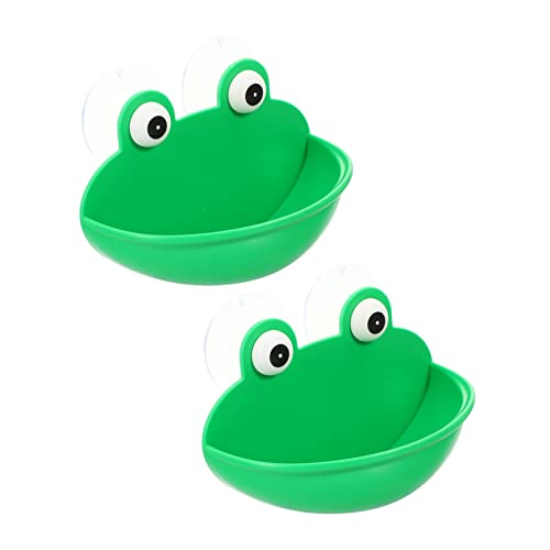 Angoily Frosch Gehäuse Zubehör 2pcs Ruhe Plattformen Tasse Gecko Lebensraum Decor von Angoily