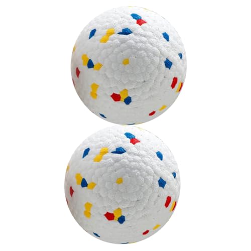 Angoily 2st Hüpfender Ball Bestes Hundespielzeug Für Aggressive Kauer Haustierkauer Plüsch Bälle Für Hunde Hundebälle Für Aggressive Kauer Den Ball Aufheben E-TPU-Material Elastisch von Angoily