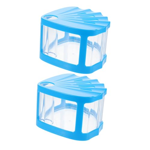 Angoily 2st Kleines Fischbecken Kleine Behälter Meeresfischbecken Ornamente Für Kinder Kleines Aquarium Led- Dekoration Für Zu Hause Fischbecken Mit Dekorationen Mini Plastik Büro von Angoily