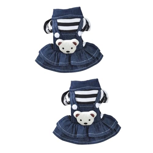 Angoily 2st Spitzenhemden Frühlingsoutfits Für ädchen Sommerblusen ädchen Kleider Spitzen-kit Hundekleid Pyjamas para Spitzenspitze Prinzessin Nachthemd ädchen-Tutu Welpe Weste Kleidung von Angoily