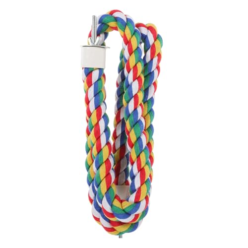 Angoily 3 Stücke Vogel Hängematte Papagei Seil Klettern Barsch Kauen Spielzeug 105cm Papagei Baumwolle Seil Vogel Spielzeug Wellensittich Angoily 3 Stücke Vogel Hängematte Papagei Seil Klettern Barsch Kauen Spielzeug 105cm Papagei Baumwolle Seil Vogel Spielzeug Wellensittich von Angoily