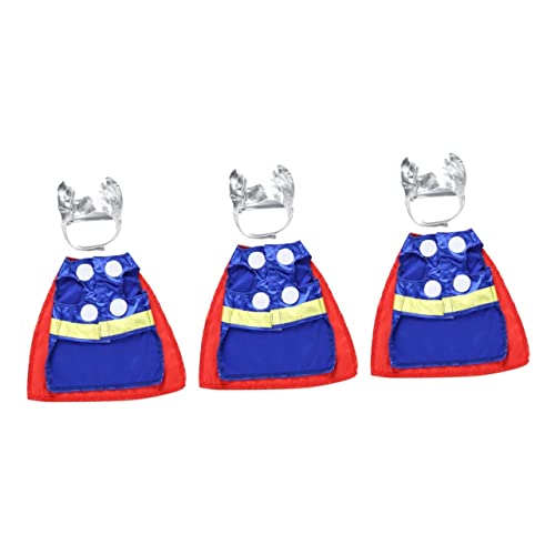 Angoily 3 Sets Haustierkostüm Halloween Hunde-Cosplay-Kleidung Modisches Outfit Hut Ideal Für Partys Und Veranstaltungen von Angoily