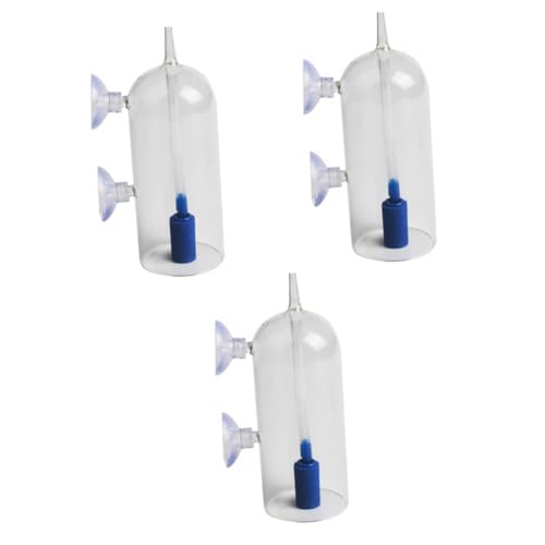 Angoily 3 Stücke Kompakte Aquarium Glas Tasse Air Stein Luft Blase Ornamente Für Aquarium Mit Einfache Installation von Angoily