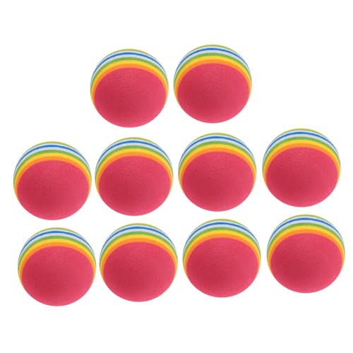 Angoily 30 interaktives Spielzeug Kitten Spielzeug katzenspielzeug mit katzenminze regenbogenball katzenspielzeug katzenminze rainbowball die Regenbogenkugel Pet-Ball von Angoily