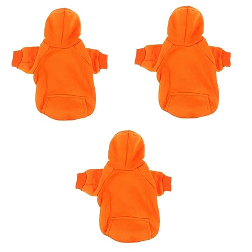 Angoily Haustierkostüme 3St Outfits Kleidung Warmes Kostüm für Hund Haustier-Hoodie für den Winter warm halten erröten Haustierkleidung von Angoily