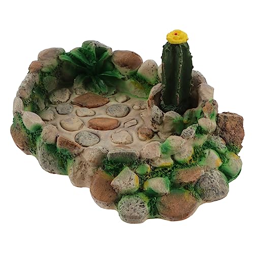 Angoily 3St Reptilien Terrarium pet Food Container Lizard Drinking Bowl Lizard Feeding Bowl Tortoise Feeder Bowl schleichtiere kriechen Eidechse tierische Schale Fressnapf Schildkröte Harz von Angoily