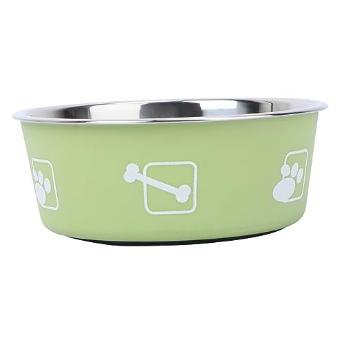 Angoily 3St Stainless Steel inoxlm hundezubehör antirutsch hundefutter hundenassfutter hundeartikel katzennäpfe Haustier Hund Katze Lebensmittel Metall Hundenapf von Angoily