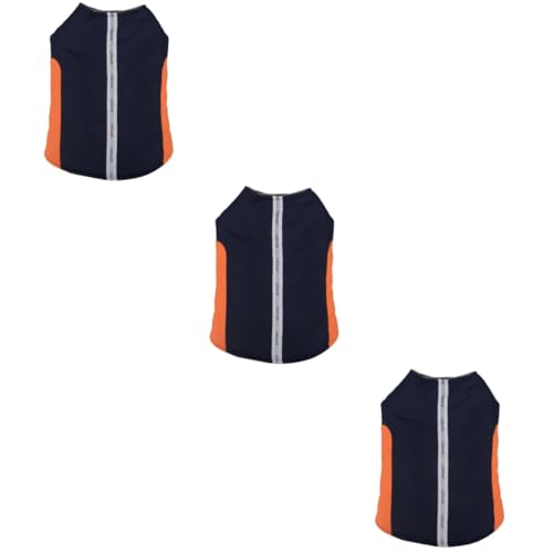 Angoily Outdoorbekleidung 3st Tanktops Hundemantel Hundejacke Weste Warm Halten Reflektierend Haustier Outdoor-Haustierweste von Angoily