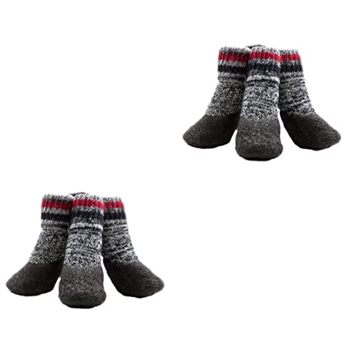 Angoily 4 Paare Sockenschuhe Thermische Socken Wasserdicht von Angoily