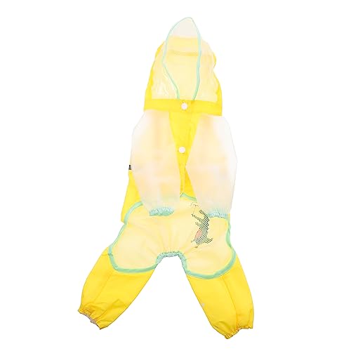 Angoily 4 Stück Regenmantel für Haustiere Hunderegenmäntel für kleine Hunde Regenmantel für Welpen Regenjacke Hund Regenschirm Wasserdichter Hundemantel reflektierender Streifen Kleidung von Angoily