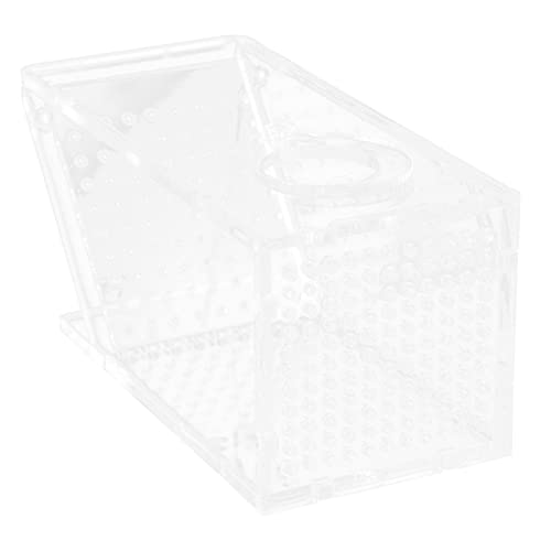 Angoily 4 Stück Krabbenbox für Aquarien Krabbenfang tragbares Aquarium Krabbenfänger im Aquarium Zuchtkäfig Krabbenbehälter tragbarer Krabbenfänger Container Aufbewahrungskiste Acryl von Angoily