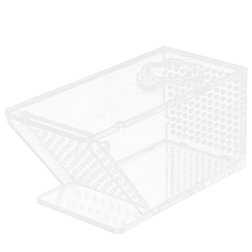 Angoily 5St Krabbenbox für Aquarien Krabbenkäfig Fischköder Fischfänger Werkzeug zum Fangen von Krabben Aquarium leichte Krabbenfalle transparenter Krabbenfänger Acryl Container Ausrüstung von Angoily