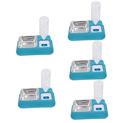 Angoily 5St Futternapf pet Feeder pet Supplies näpfe Katzen Haustierwasserdispenser dogbowl katzenfutter Hundenäpfe Hundenapf Wasserspender abnehmbar Zubringer Hündchen Rostfreier Stahl von Angoily