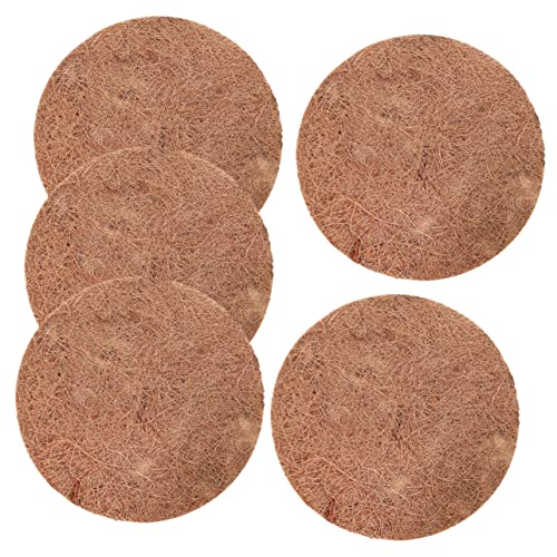 Angoily 5st Taubennestmatte Brutnester Von Papageien Natürliche Taubeneierpads Vogel-Pads Brutvogel Pad Papageien Brüten Nestmatte Taubenschlag Kokos Brieftaube Material von Angoily