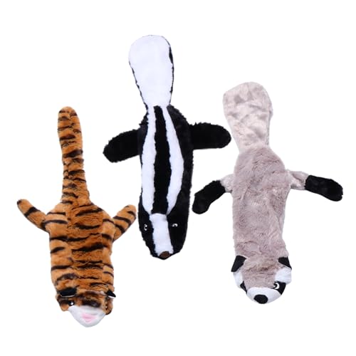 Angoily 6 STK Plüsch Backenzahn Spielzeug Plüschtier Plush Toy Dog Toys Welpenzahnen Plüschstoff Spielzeuge Backenzahnspielzeug für Haustiere Haustierzubehör kauen der Stoff Lederschale von Angoily