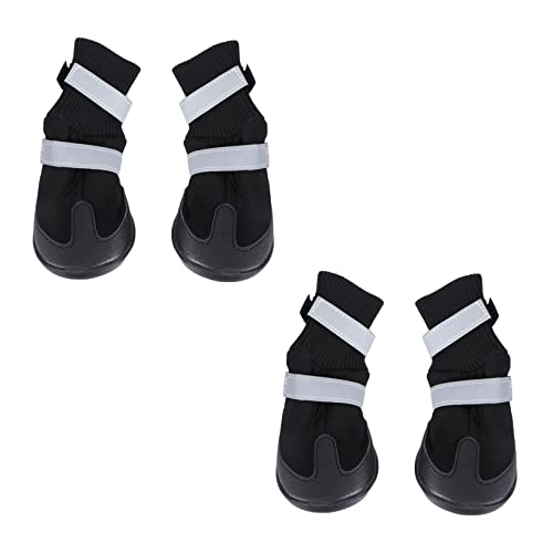 Angoily 2 Sets Hunde-Schneestiefel Warme Schuhe Größe XL Robuste Hundestiefel Für Outdoor-aktivitäten 4 Stück X 2 von Angoily