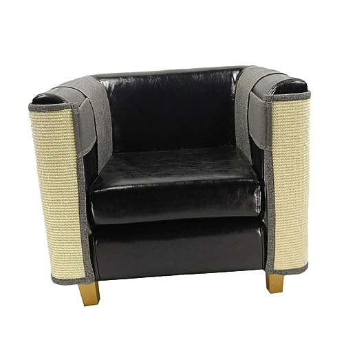 Angoily Sisal-kratzmatte Für Katzen Kratzunterlage Für Sofa Couch Katzenkratzbrett Möbelschutz 140 X 60 cm Dunkelgrau von Angoily