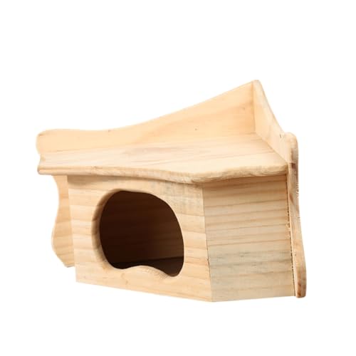 Angoily Hamsterhaus Aus Holz Hasenhaus Heimtierbedarf Hamsterversteck Eichhörnchenhaus Hamsterhaus Hamsterspielzeug Hamsterkäfig Haustierhaus Eichhörnchen Hölzern Protokoll von Angoily