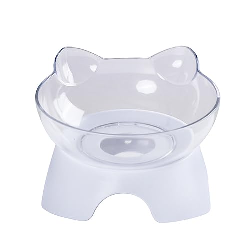 Angoily Neck Guard Hundenapf Erhöhte Cat Bowl Mit Ständer Erhöhte Katzenfütterung Tiernahrung Wasserschale Tilt Design Katzenfutterautomat Katzennäpfe Futternapf Für Katzen Haustier von Angoily