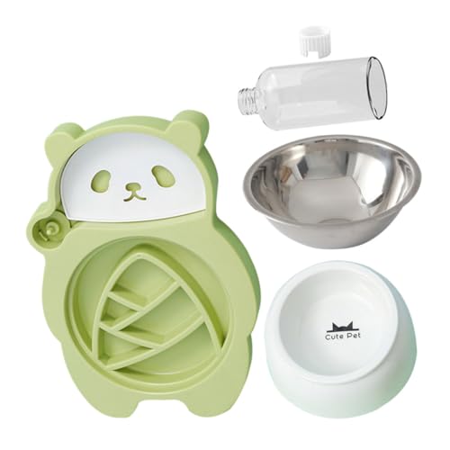 Angoily Futternapf für Haustiere pet Food Container Dog Bowl Panda Kuscheltier Futternapf für Hunde Hundenäpfe Kleiner Hund Katze Hund schüssel Keramik Haustiernapf Wasserspender Zubringer von Angoily