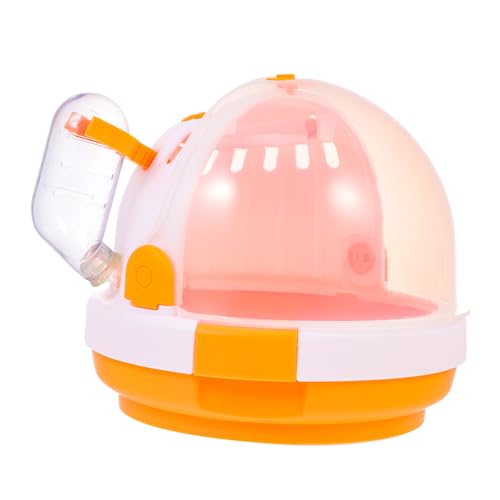 Angoily Hamster-Tragetasche Von Compact Portable Cage für Abenteuer Im Freien Orange von Angoily