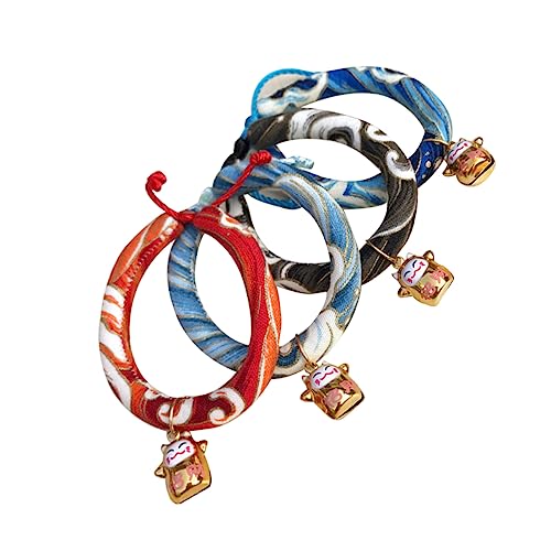 Angoily stylisches Haustierhalsband japanische Halsketten handgefertigte Halsketten eine Halskette handgefertigtes Haustierhalsband Halskette für Hunde Japanischer Stil Zubehör von Angoily