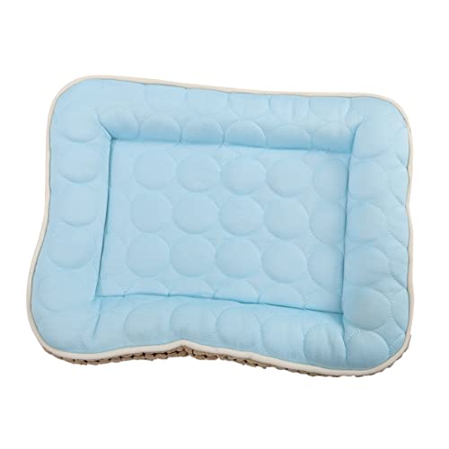 Angoily Haustiermatte haustierbett pet Bed dogbed Schlafbett für Welpen Kühlmatte für Hunde Schlafbett für Haustiere Heimtierbedarf Sommer Kühlkissen Katzenbett Sitzkissen Baumwolle von Angoily