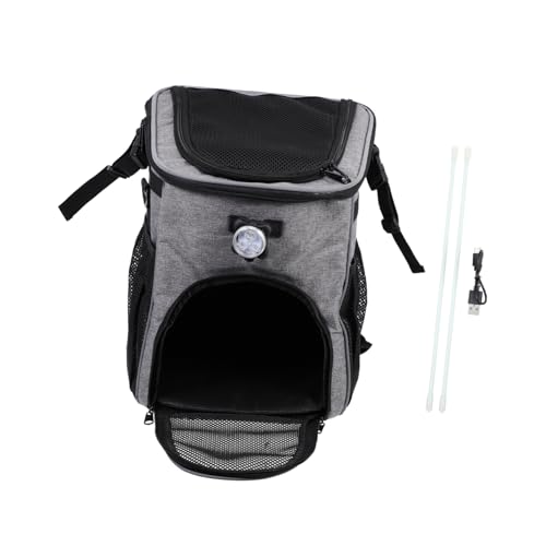 Angoily Haustiertasche pet Backpack pet Fahrrad Haustierträger Fahrrad Haustierkorb fahrradtasche reisetaschen tragbar Haustierkäfig Hundekäfig Container Reisen Rucksack Polyester von Angoily