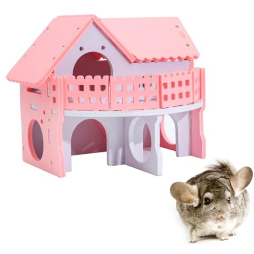 Angoily meerschweinchen Bett Guinea-Bett Hamstervilla Hundebetten für kleine Hunde Haustierzubehör Spielzeuge Leiter Hamsterhaus Haustier schlafhaus Rattenhäuser Sport Hamsternest Bambus von Angoily