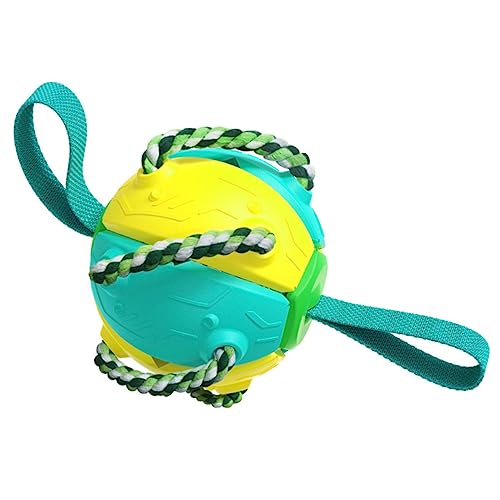 Angoily Hund Spielzeug Trainingsball Spielzeug Outdoor-spielsets Spielzeug Mit Fliegendem Ball Verschleißfestes Wurfballspielzeug Apportierspielzeug Für Hunde Abs Haustier Fußball von Angoily