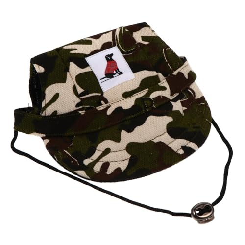 Angoily Hunde-Baseballmütze Sonnenkappe für Hund Hundemütze für Hunde Sommermütze Hunde Hut Haustier Sonnenschutzhüte Outdoor-Reisehut Baseball Kappe der Hund Segeltuch von Angoily