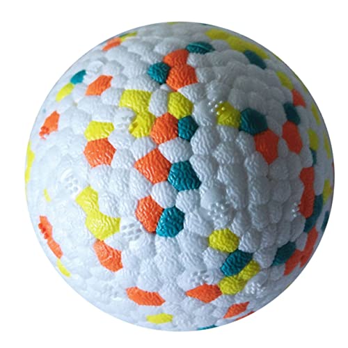 Angoily Hundespielzeugball Hund Ball Spielen Hundekauspielzeug für Welpen Spielzeuge Hundeball Beißball für Hunde Bissfest Trainingsball Outdoor-Hund interaktive Kugel Pet-Ball e-TPU von Angoily