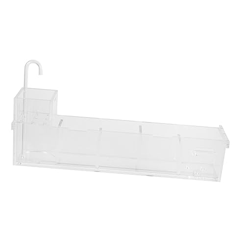 Angoily Kasten Filter für Fischbecken Aquarium auf Filter Aquariumzubehör Wasserfall-Aquarium Fischzucht Sieb Aquarienbedarf Aquariumreiniger hängend Tropfbox Wassertank Waschmittel Acryl von Angoily