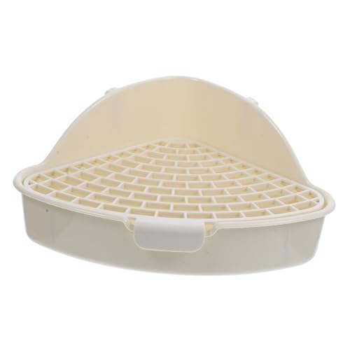 Angoily Kasten Kaninchentoilette Spielzeug-Müllcontainer großer Mülleimer Schublade Hamster Häschen Toilette Trainingsecke für Haustiere Katzenstreu Tablett Toilettenbecken Sandbad Hase von Angoily