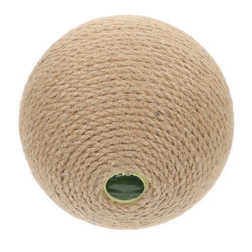 Angoily Katze Fangball Bastelspielzeug Katze Verfolgt Spielzeugbälle Katzenkratzmatte Aus Sisal Katze Kratzt Kratzfeste Pads Für Sisalmatte Für Katzen Hund Baumwollseil Sofa Den Ball Jagen von Angoily